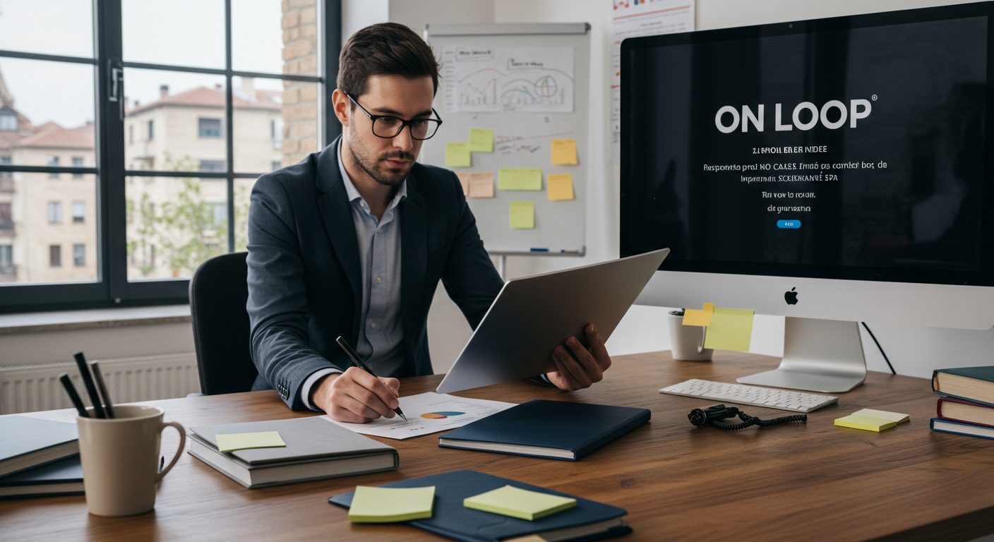 Imagen del caso de éxito de la marca ON LOOP, que logró su registro en Chile con Proindus, superando un desafío de propiedad industrial.