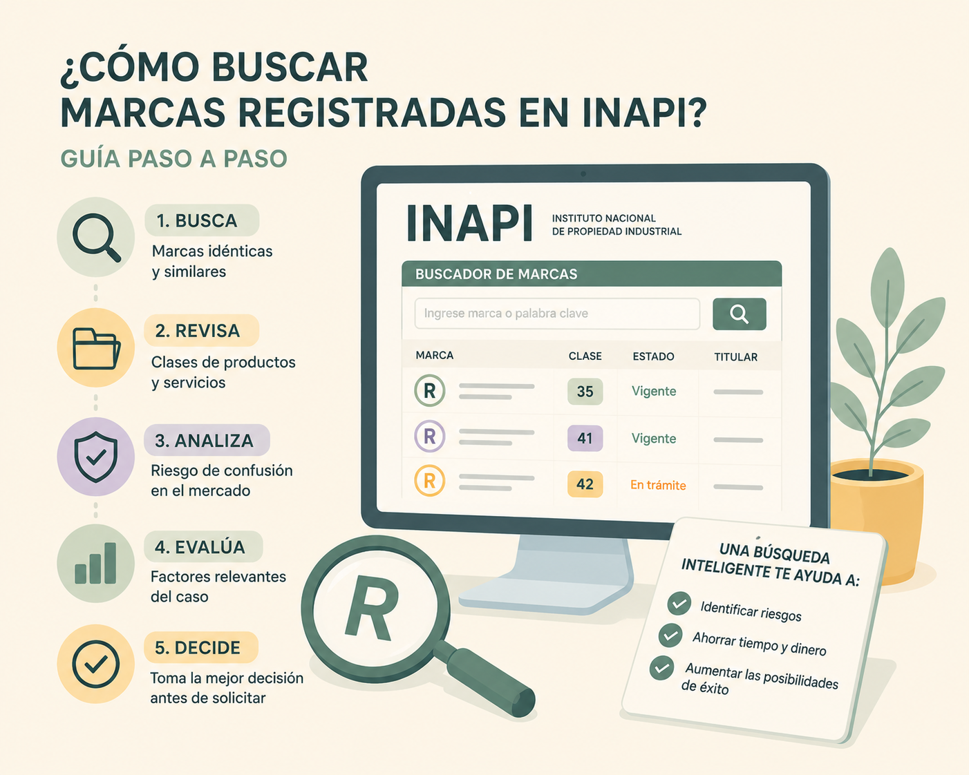 ¿Cómo buscar marcas registradas en INAPI? Guía paso a paso (2026)